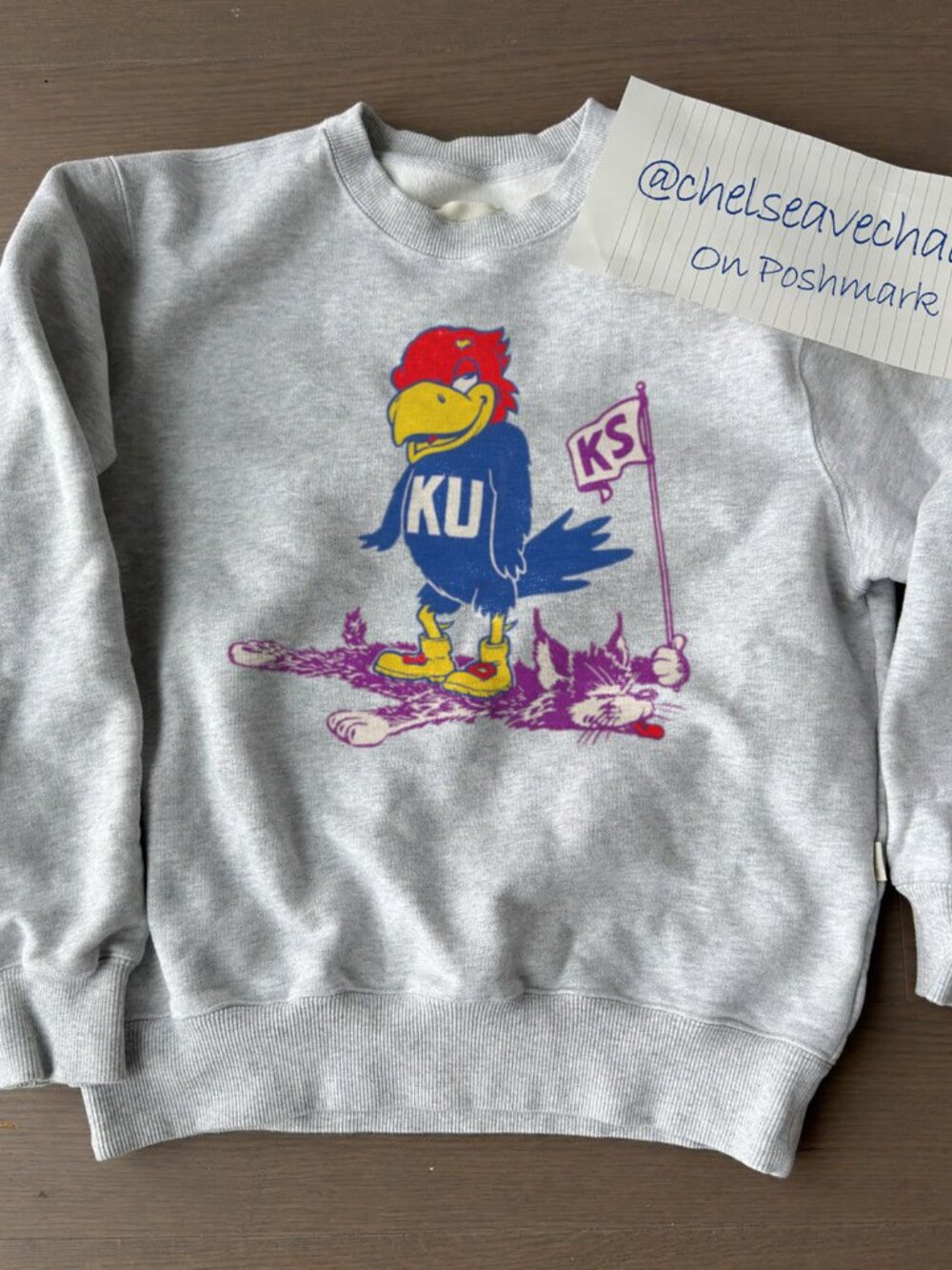 Vintage University of Kansas Jayhawks Sweatshirt, KU Jayhawks Basketball Shirt